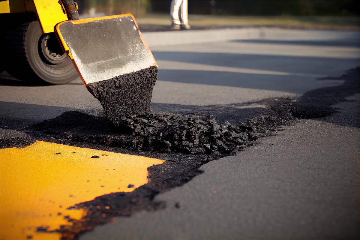 How Sealcoating Can Help Filling in Depressed Areas of Asphalt